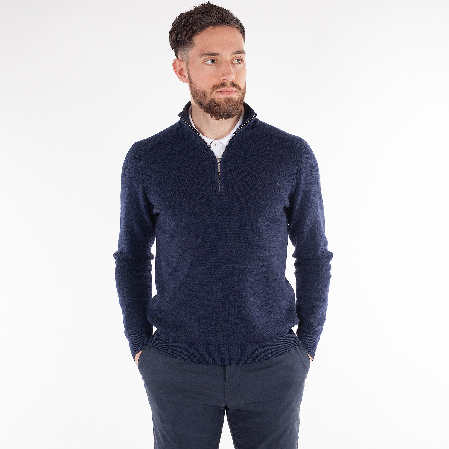 Chester T-Neck Blå Galvin Green