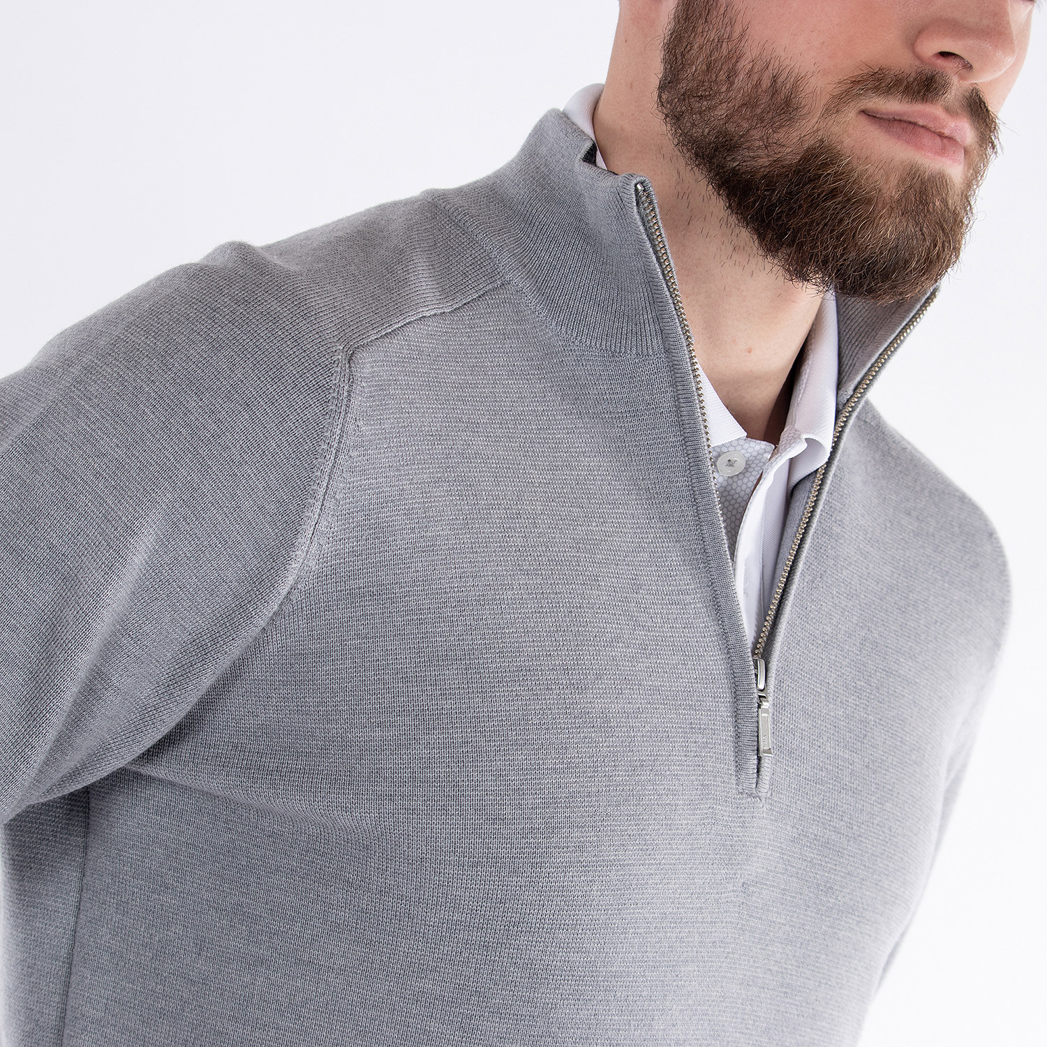 Chester T-Neck Grau Galvin Green