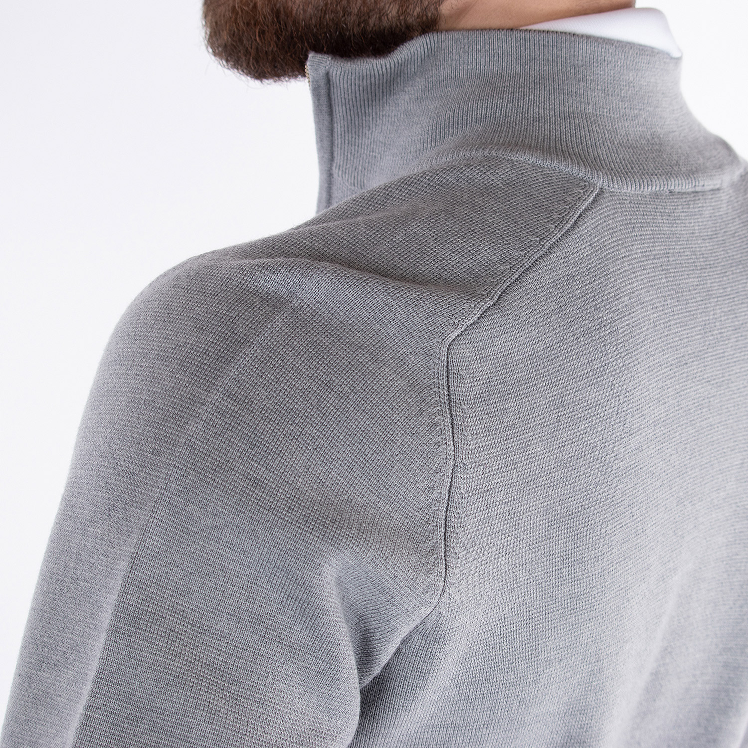 Chester T-Neck Grau Galvin Green