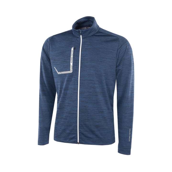 Dennis Insula Full Zip Blå Galvin Green