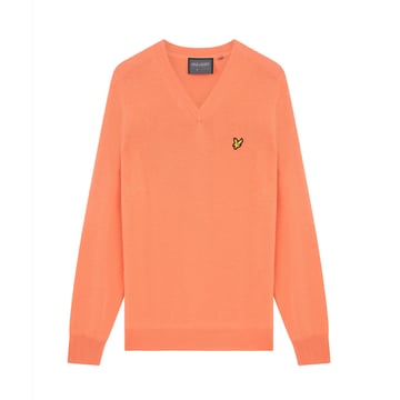 Golf V-Neck Rød Lyle & Scott