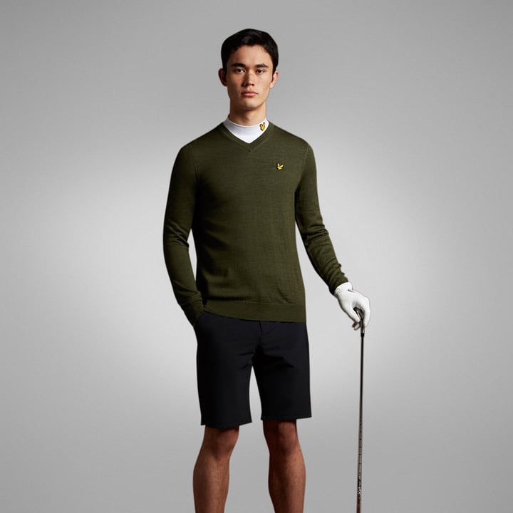 Golf V-Neck Grøn Lyle & Scott