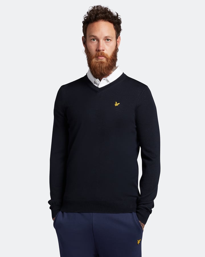 Golf V-Neck Blau Lyle & Scott