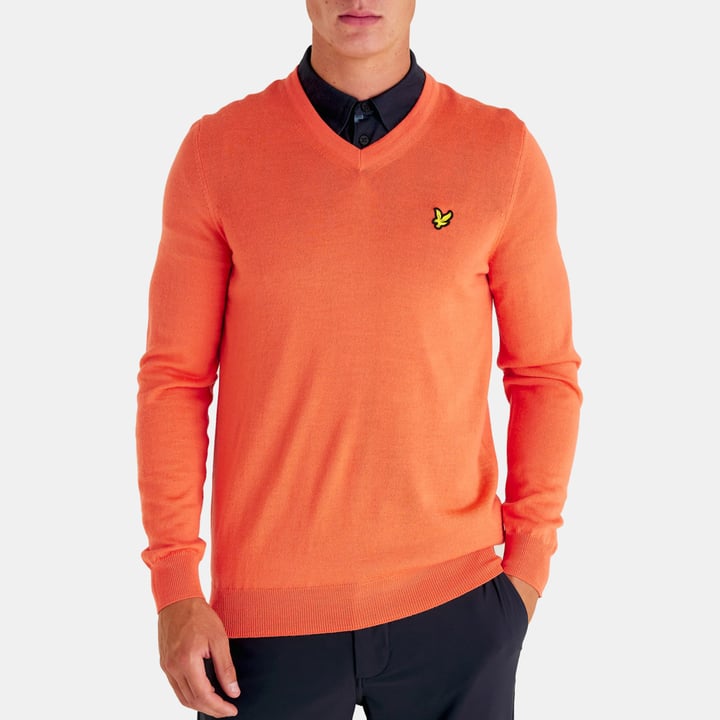 Golf V-Neck Punainen Lyle & Scott