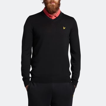 Golf V-Neck Schwarz Lyle & Scott