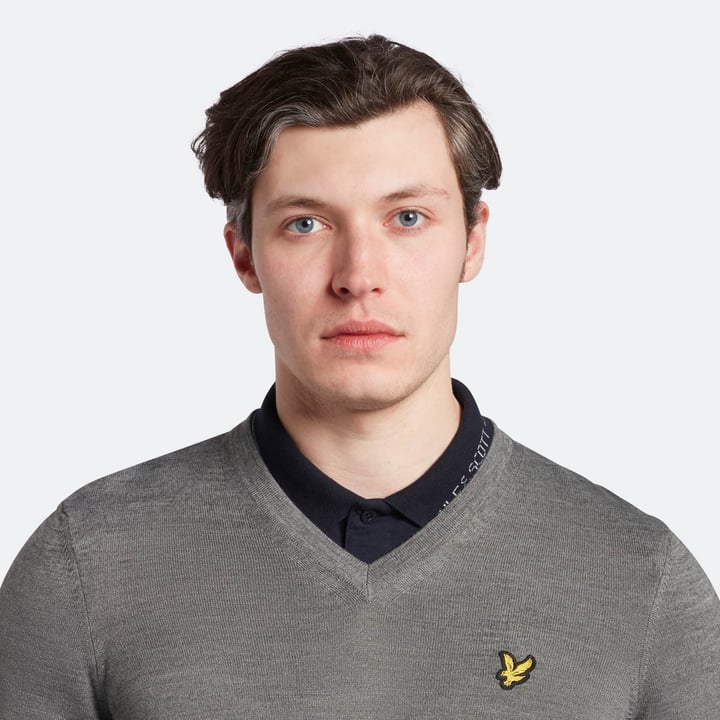 Golf V-Neck Grå Lyle & Scott