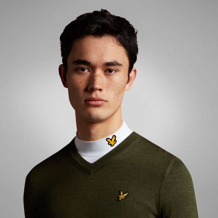 Golf V-Neck Grøn Lyle & Scott