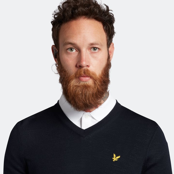 Golf V-Neck Blau Lyle & Scott