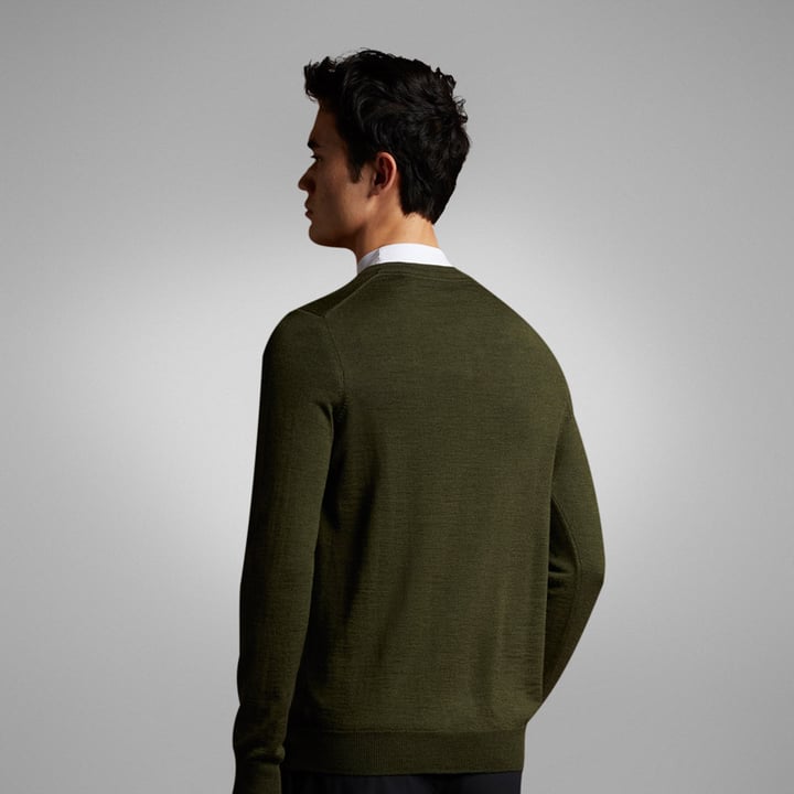 Golf V-Neck Grøn Lyle & Scott