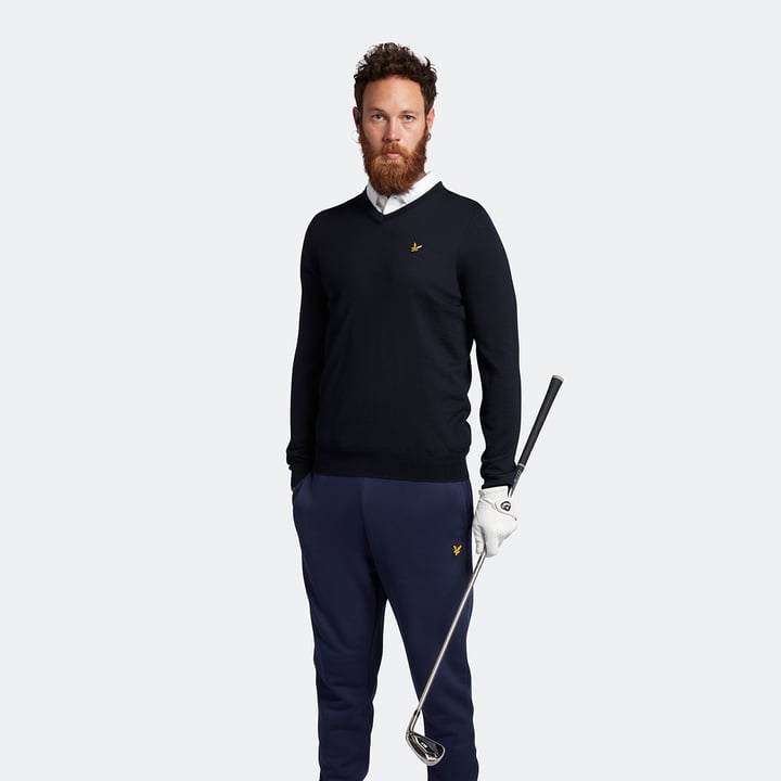 Golf V-Neck Blau Lyle & Scott