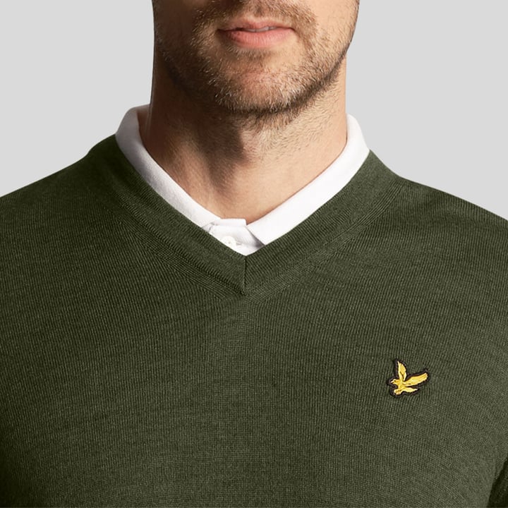 Golf V-Neck Grøn Lyle & Scott