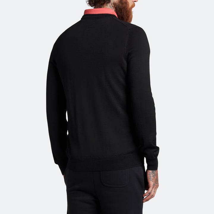 Golf V-Neck Schwarz Lyle & Scott