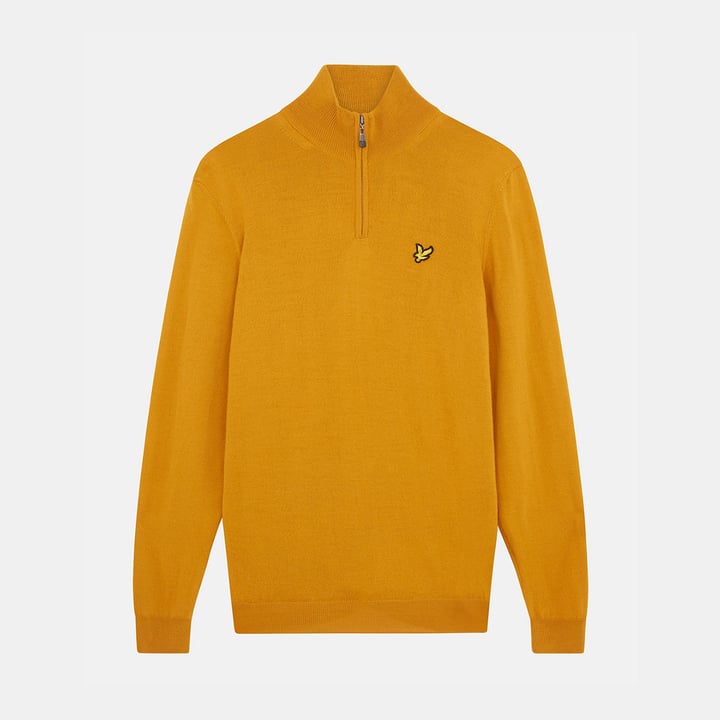 Golf 1/4 Zip Gul Lyle & Scott