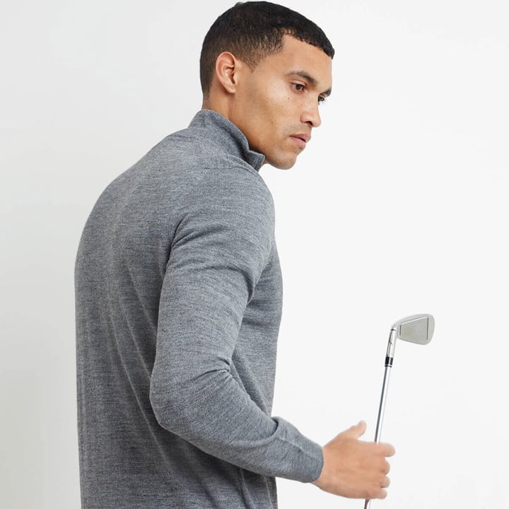 Golf 1/4 Zip Grå Lyle & Scott