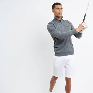 Golf 1/4 Zip Grå Lyle & Scott
