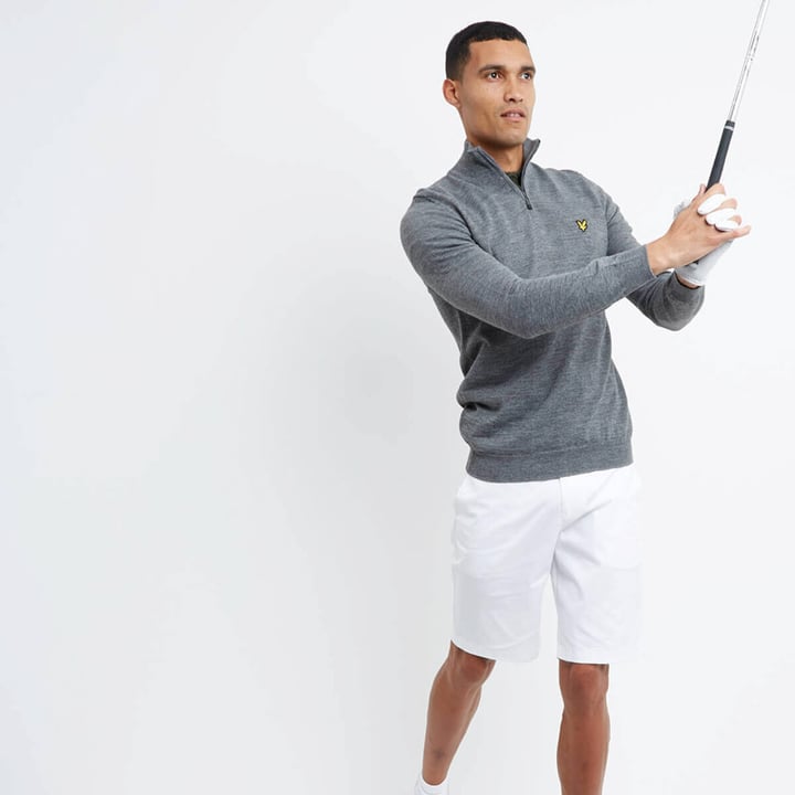 Golf 1/4 Zip Grå Lyle & Scott