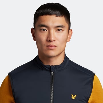 Golf Gilet Blau Lyle & Scott