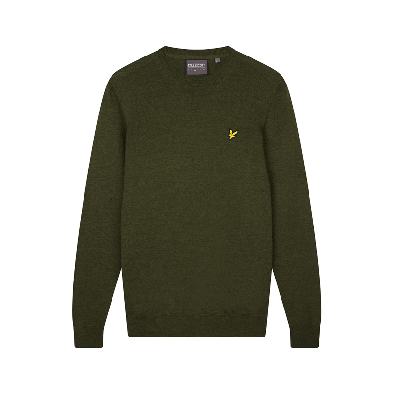 Crew Neck Green - Lyle \u0026 Scott