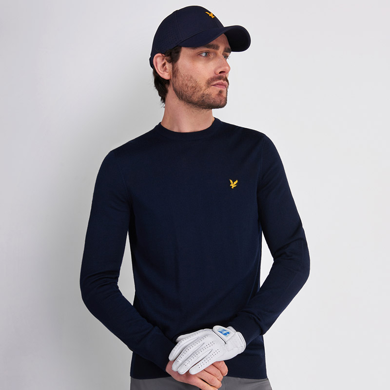 Crew Neck Green - Lyle \u0026 Scott