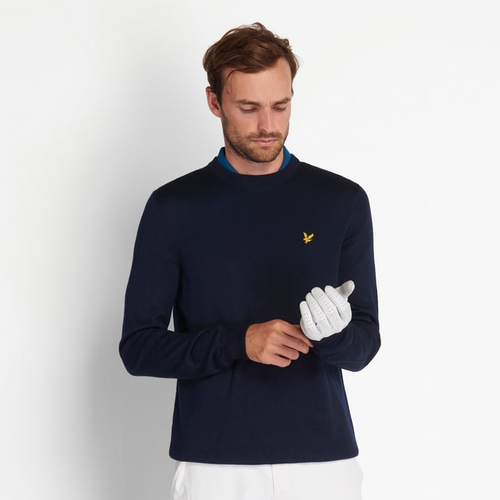 Crew Neck Blau Lyle & Scott