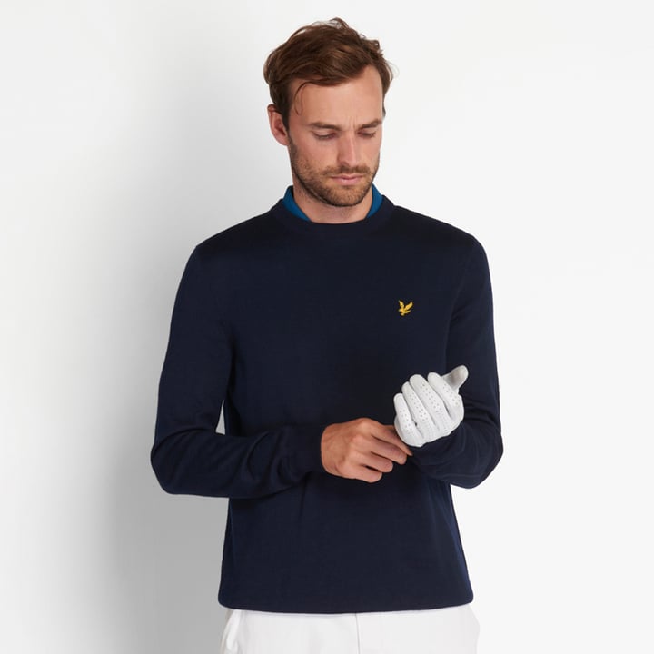 Crew Neck Blau Lyle & Scott