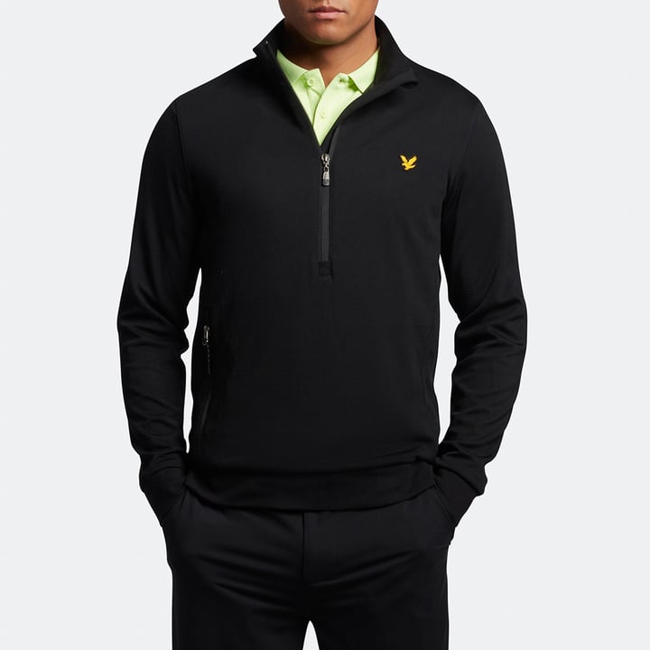 Windshield 1/2 Zip Schwarz Lyle & Scott