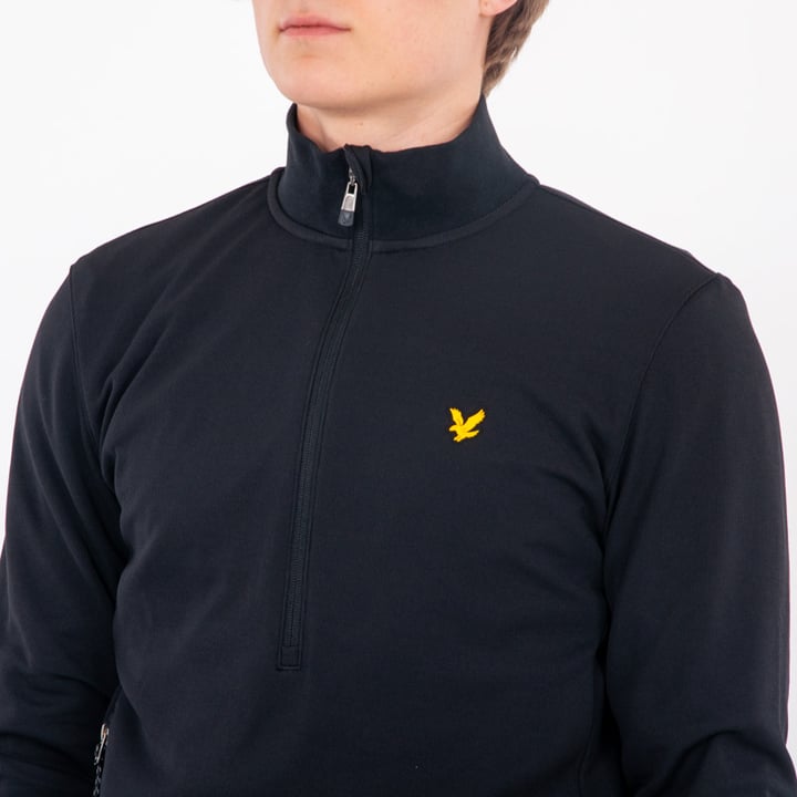 Windshield 1/2 Zip Schwarz Lyle & Scott