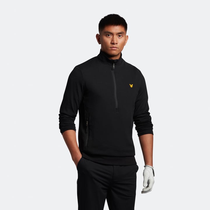 Windshield 1/2 Zip Schwarz Lyle & Scott