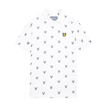 Eagle Print Hvid Lyle & Scott