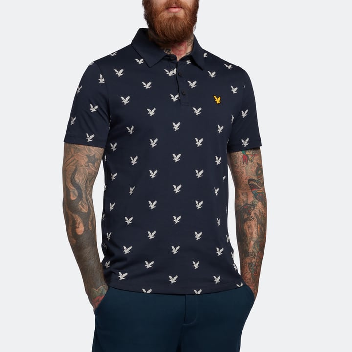 Eagle Print Blå Lyle & Scott