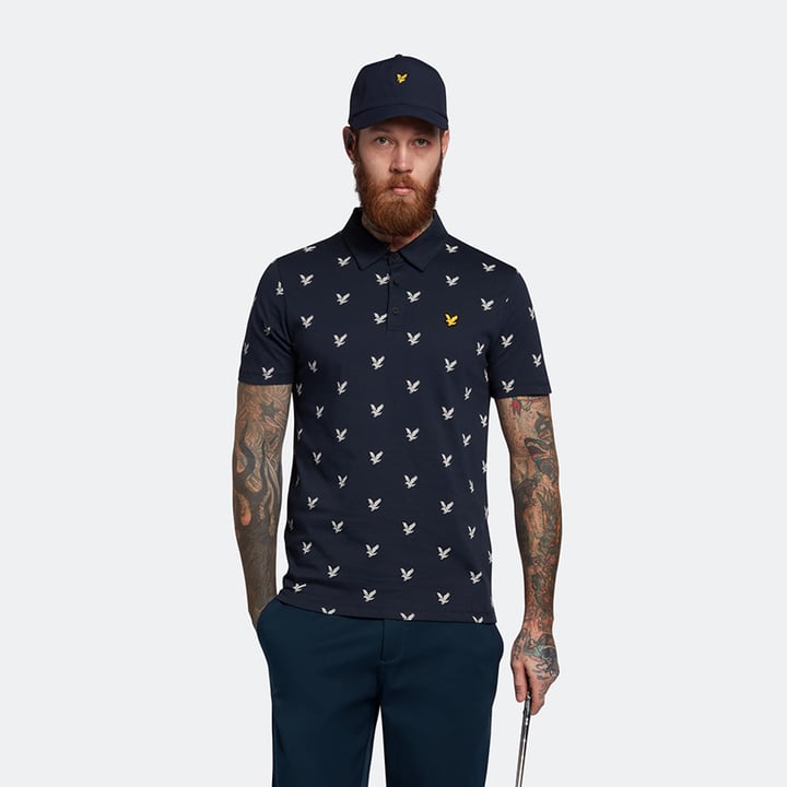 Eagle Print Blå Lyle & Scott