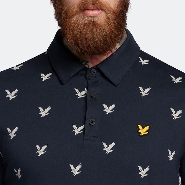 Eagle Print Blå Lyle & Scott