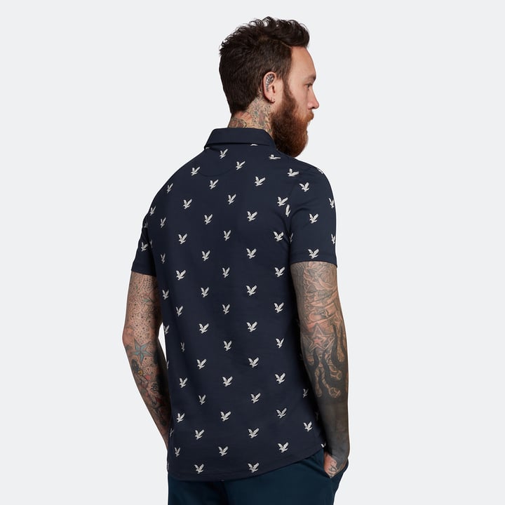 Eagle Print Blå Lyle & Scott