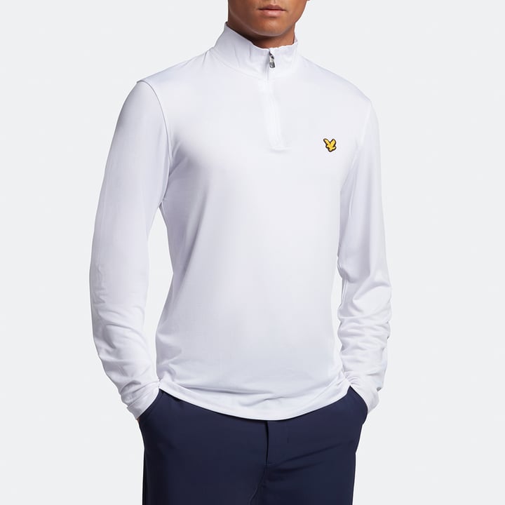 Golf Stretch Midlayer Weiß Lyle & Scott