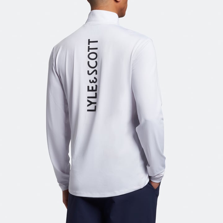 Golf Stretch Midlayer Weiß Lyle & Scott