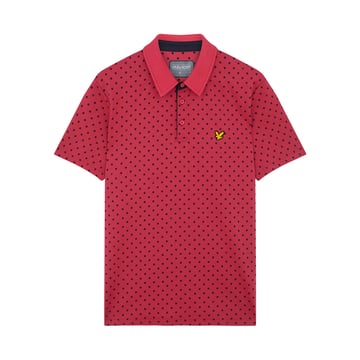Polka Dot Polo Rot Lyle & Scott