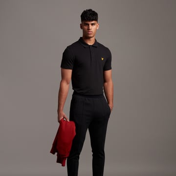Side Tape Trackies Schwarz Lyle & Scott
