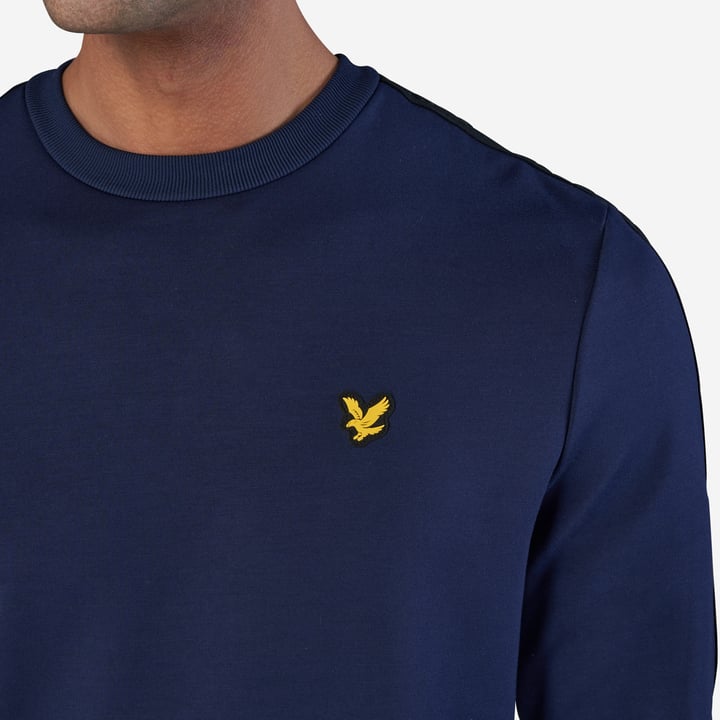 Sleeve Tape Crew Blau Lyle & Scott