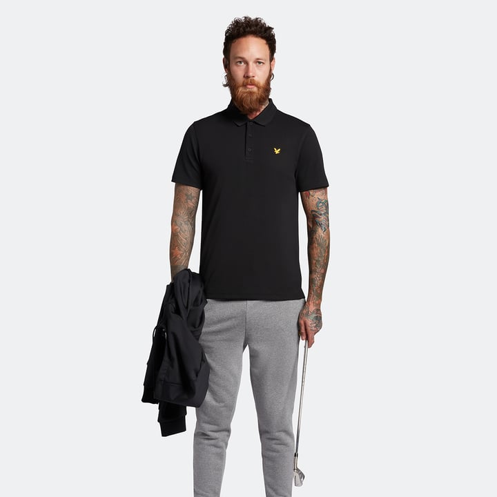 Golf Tech Polo Svart Lyle & Scott