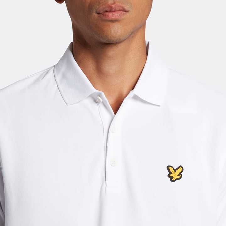 Golf Tech Polo Weiß Lyle & Scott