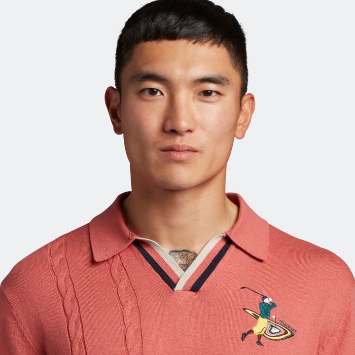 The Gregor Knitted Pink Lyle & Scott