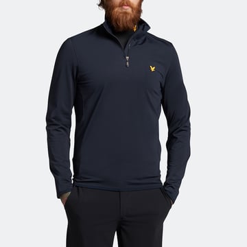 Tech 1/4 Zip Midlayer Blå Lyle & Scott