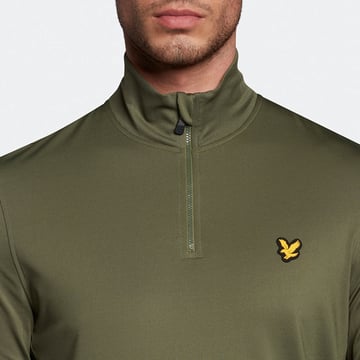Tech 1/4 Zip Midlayer Grøn Lyle & Scott