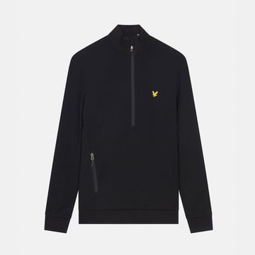 Windshield 1/2 Zip Schwarz Lyle & Scott
