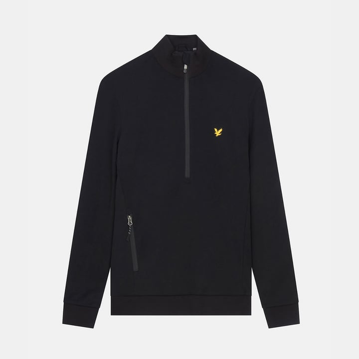 Windshield 1/2 Zip Schwarz Lyle & Scott