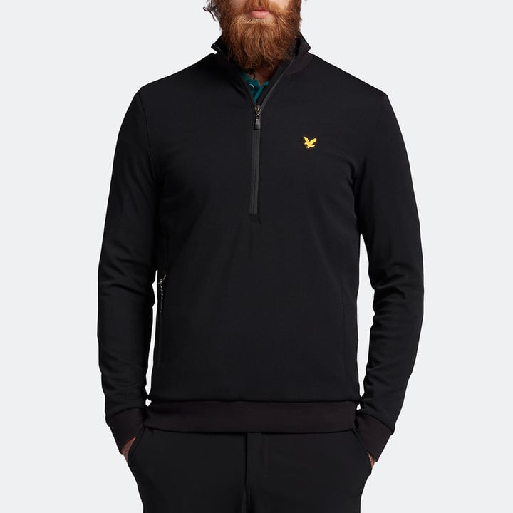 Windshield 1/2 Zip Schwarz Lyle & Scott