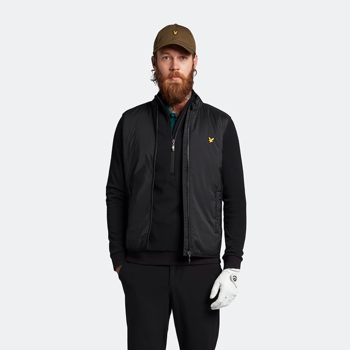 Windshield 1/2 Zip Schwarz Lyle & Scott