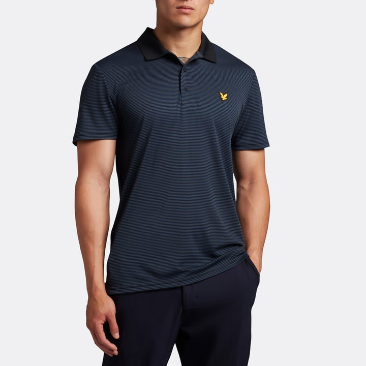 Light Micro Stripe Blå Lyle & Scott