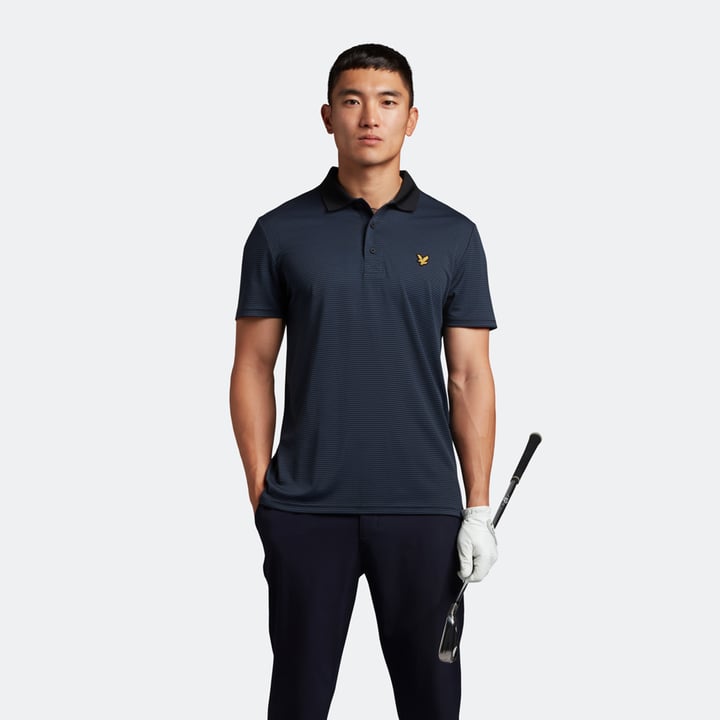 Light Micro Stripe Blå Lyle & Scott