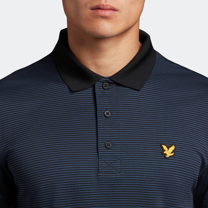 Light Micro Stripe Blå Lyle & Scott